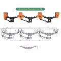 Orange American Type 3 Axle Mechanical Suspension